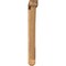 Ekena Millwork Traditional Arts and Crafts Smooth Bracket w/ Offset Brace, Western Red Cedar, 5 1/2"W x 46"D x 46"H BKT0604X46X46TRA03SWR - alternate 2